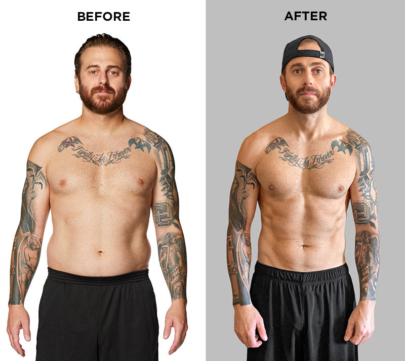 Michael before and after
